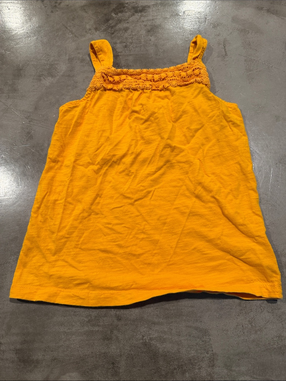 Carter's Bright Orange Girls' Tank Top